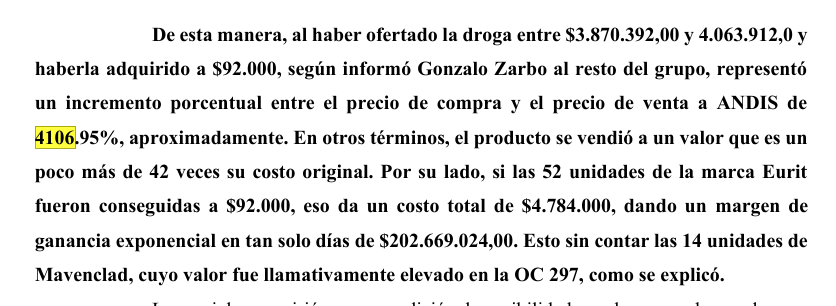 arilijalad's tweet photo. 4.106% de sobreprecio por un medicamento para la esclerosis múltiple

El medicamento valía $92.000, lo pagaron entre 3 y 4 millones. 

Así robaba en la Agencia Nacional de Discapacidad Diego Spagnuolo, el abogado íntimo de Milei https://t.co/mRU7FG4gEM