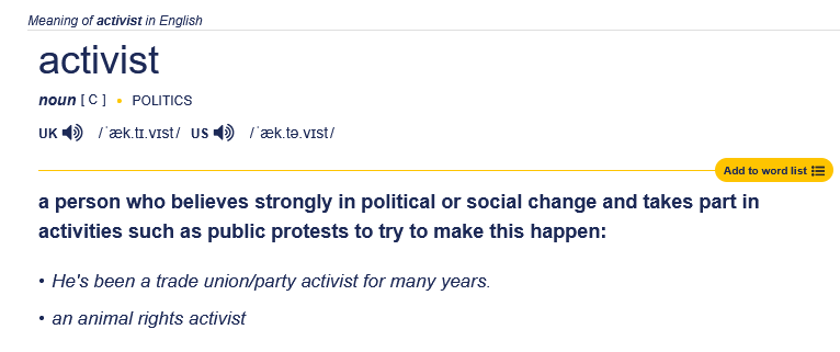 Astrofox_dev's tweet photo. @ShoNuffKay @esjesjesj @richmomz They even call it 'marching'. It is being an activist. But it is honestly pointless to talk about semantic in this case anyway https://t.co/DifS7TgZva