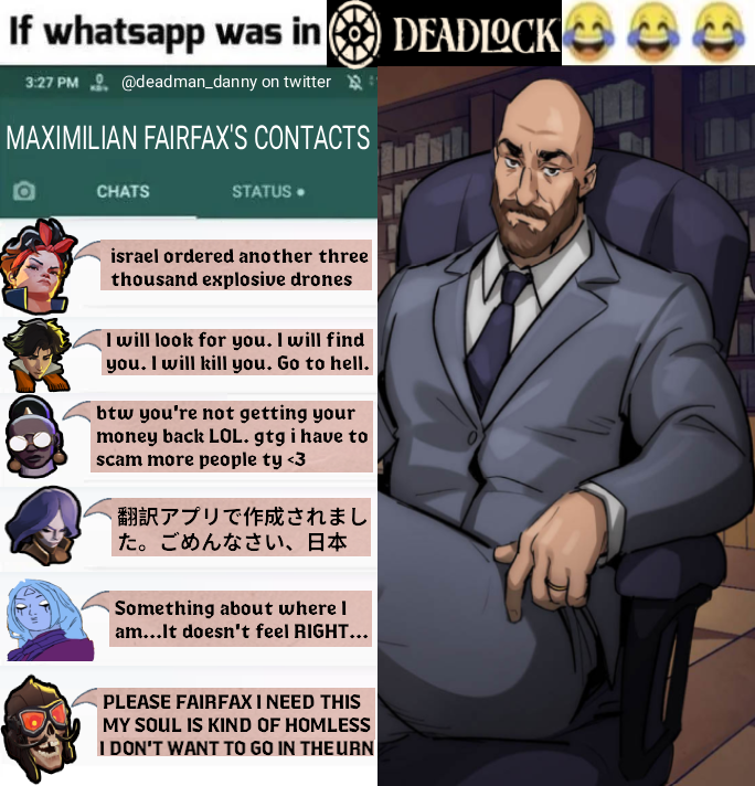 deadman_danny's tweet photo. deadlock shitposting is my passion https://t.co/xs8fljHUvj