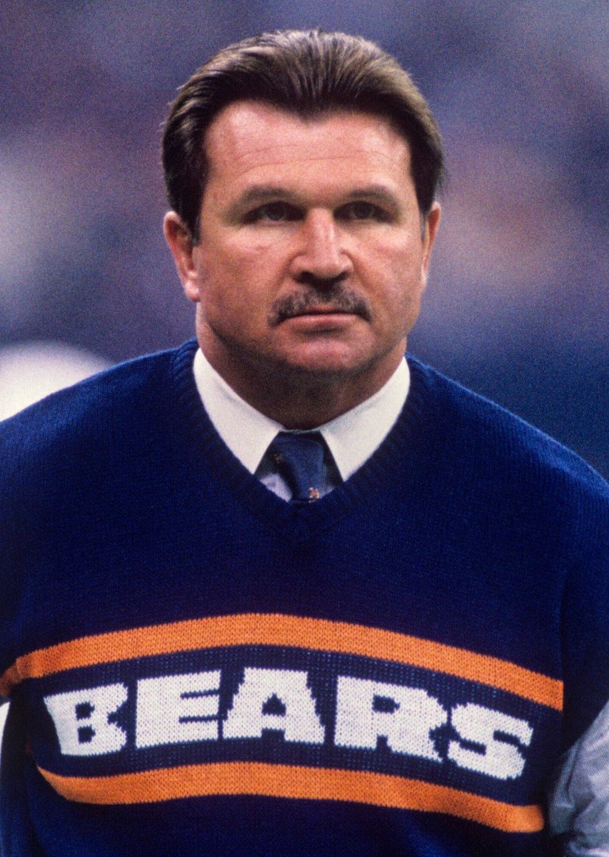 bearszn's tweet photo. The Chicago Bears will give out fake mustaches to all fans at Soldier Field on Thursday night to honor Mike Ditka and the first 10,000 fans to enter stadium will also receive a Bears knit headband inspired by Ditka’s famous sweater vest, per @patrickfinley 

The team will also hold a moment of silence before the game.