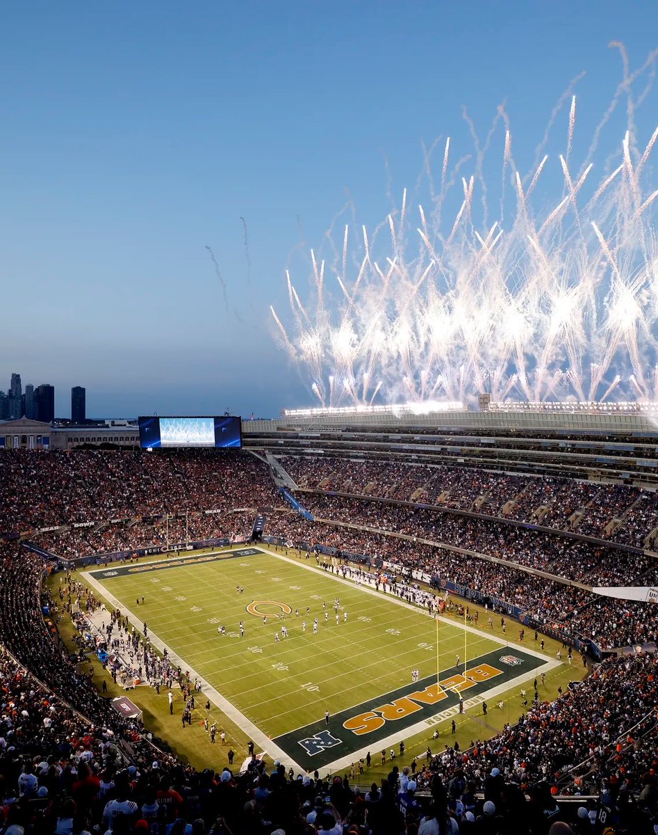 bearszn's tweet photo. The Chicago Bears will give out fake mustaches to all fans at Soldier Field on Thursday night to honor Mike Ditka and the first 10,000 fans to enter stadium will also receive a Bears knit headband inspired by Ditka’s famous sweater vest, per @patrickfinley 

The team will also hold a moment of silence before the game.