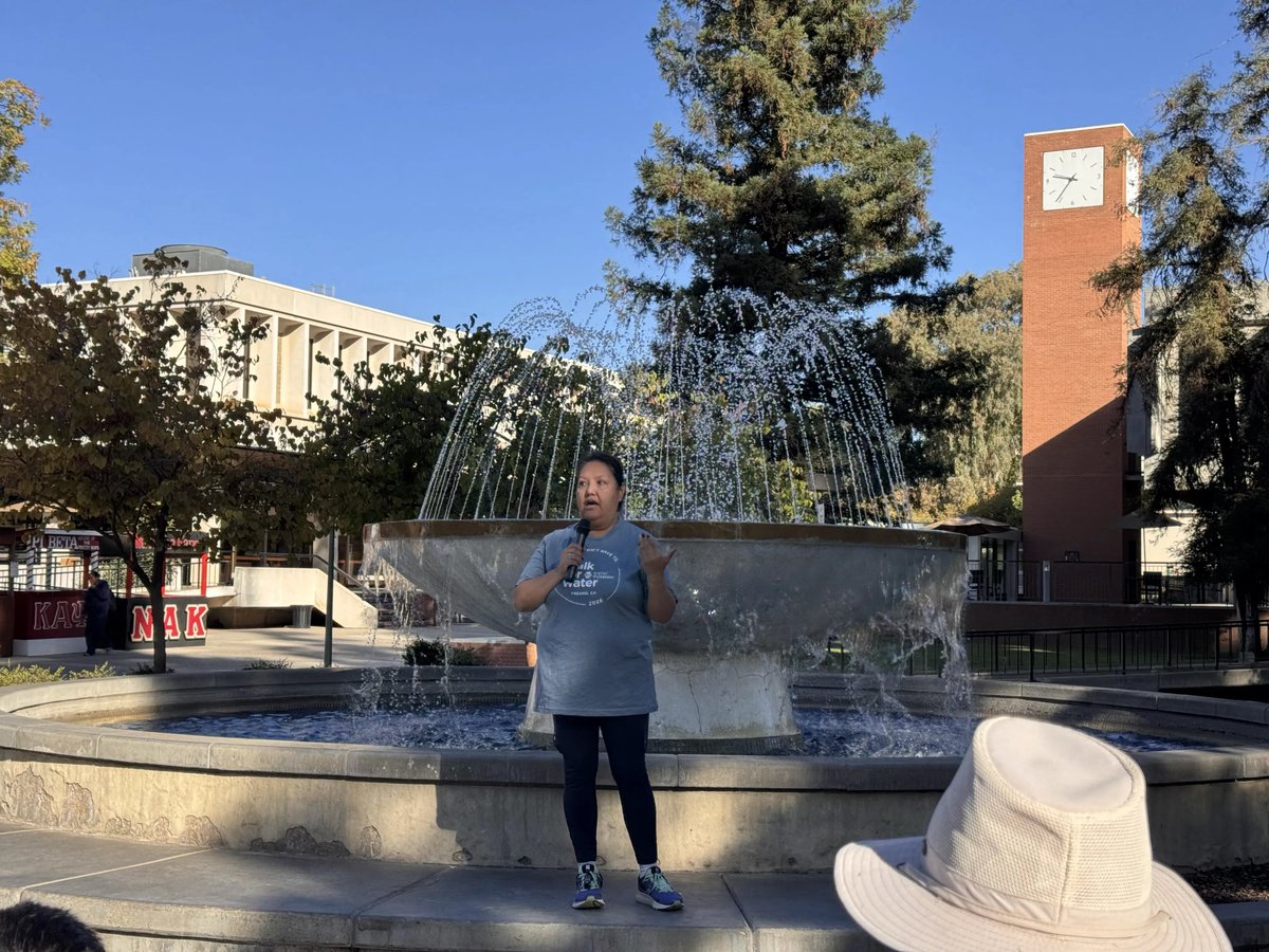 FSCWI's tweet photo. Every step supported access to clean, safe water.

CWI joined Walk for Water at Fresno State, hosted by Grundfos in support of Water Mission. The community walk raised funds and awareness to help provide safe water to 4,000 people worldwide. https://t.co/a4oDZDnZs9