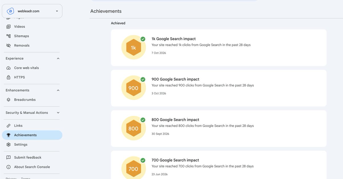 webdevamin's tweet photo. After making extra pages with relevant keywords for https://t.co/eEehtDPjBL, I received 3 achievements in a week! #BusinessGrowth  #SaaS #LeadGeneration #WebDevelopment https://t.co/WxcLwZvIor