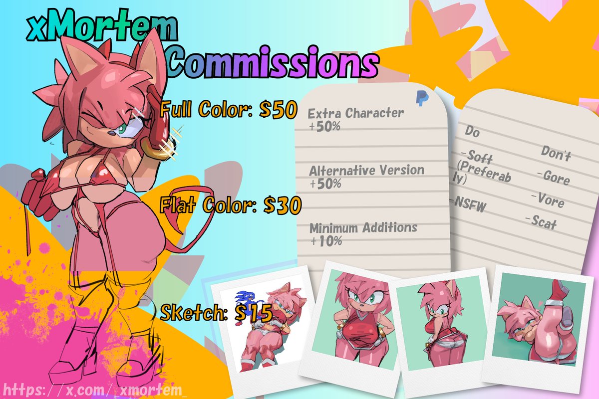 _xmortem_'s tweet photo. Aaand here's the comm sheet (still a noob with Affinity srry) https://t.co/L9F5CXOKQL