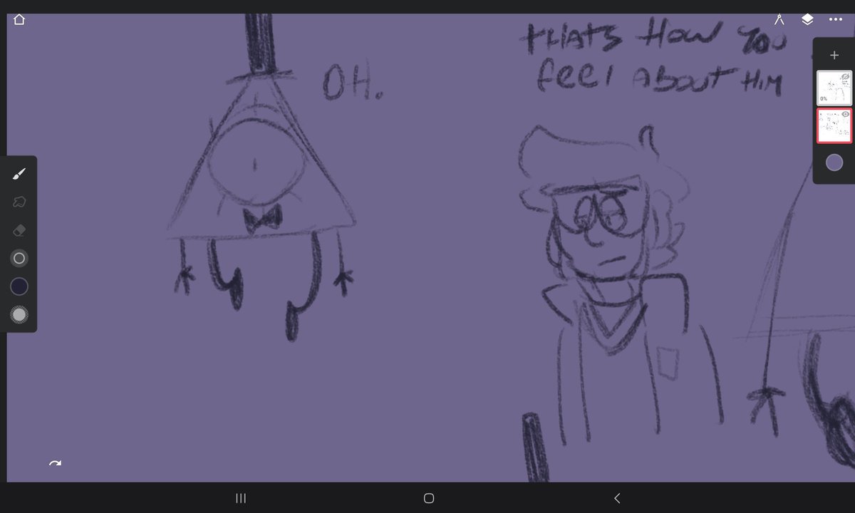 Anchoxvy's tweet photo. Day 36 this is a 2024 comic i never finish but it was fiddauthor idk what is bill doing here😭😭😭 that triangle nobody invite
#DBEDUICBTAOGF #BillCipher https://t.co/NqTzswZcDb