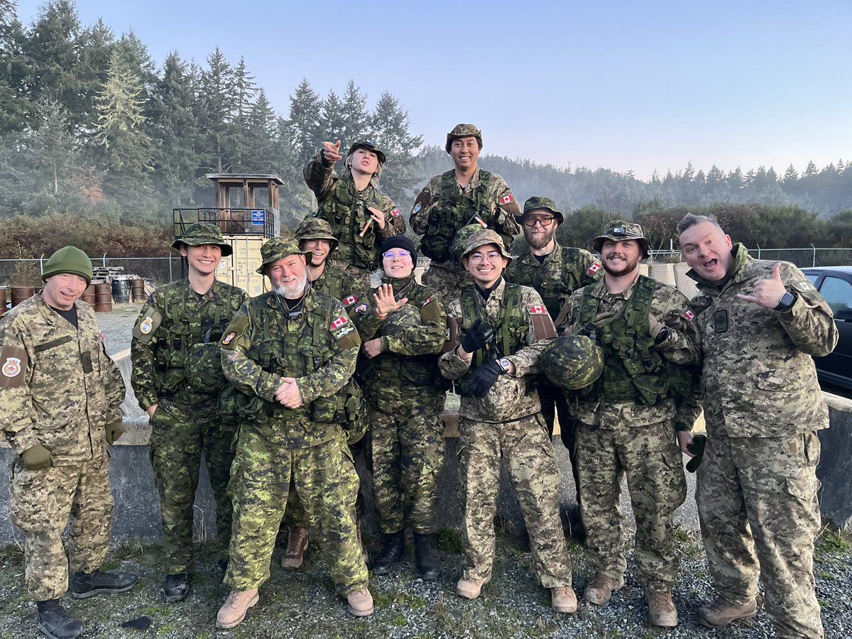 RyanRebalkin's tweet photo. Kind of a CAF history moment. What we have here folks is the last PLQ course that will ever be taught on the West Coast, and my section was the last to run a tested field run. The entire platoon graduates Friday, and this last section I taught has been one of my favorites in thirteen months of PLQ instructing. PLP kicks off winter 2027  and I’ll curious to see it as a the new program, and to get a taste of it myself before I’m released.