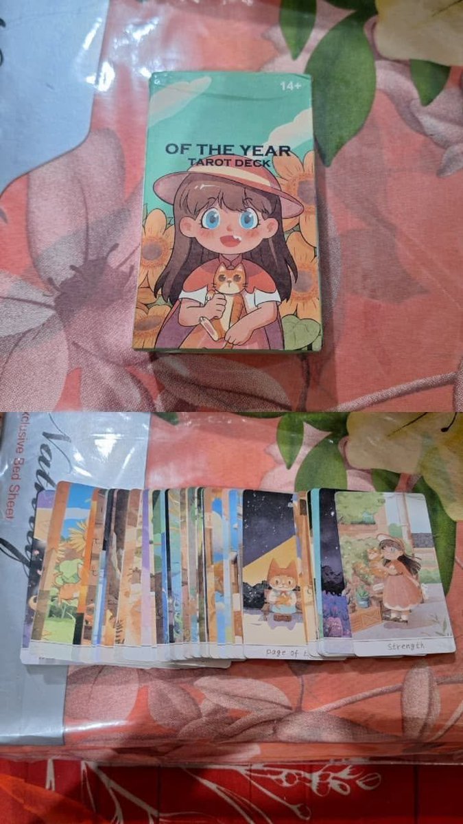 MakuraKiddo's tweet photo. WTS preloved tarot dan oracle deck.
- The Oracle of Daydreams and Moonbeams. (Ori, 500k.)
- Of the Year Tarot. (Reprint, 30k.)
- Soul Truth Oracle. (Reprint, 30k.)
- Wild Child Oracle. (Reprint, 30k.)

Pengiriman dari Jakarta Barat. Minat hubungi 085959913455 (WA).

#zonauang https://t.co/HciIT8rOOV