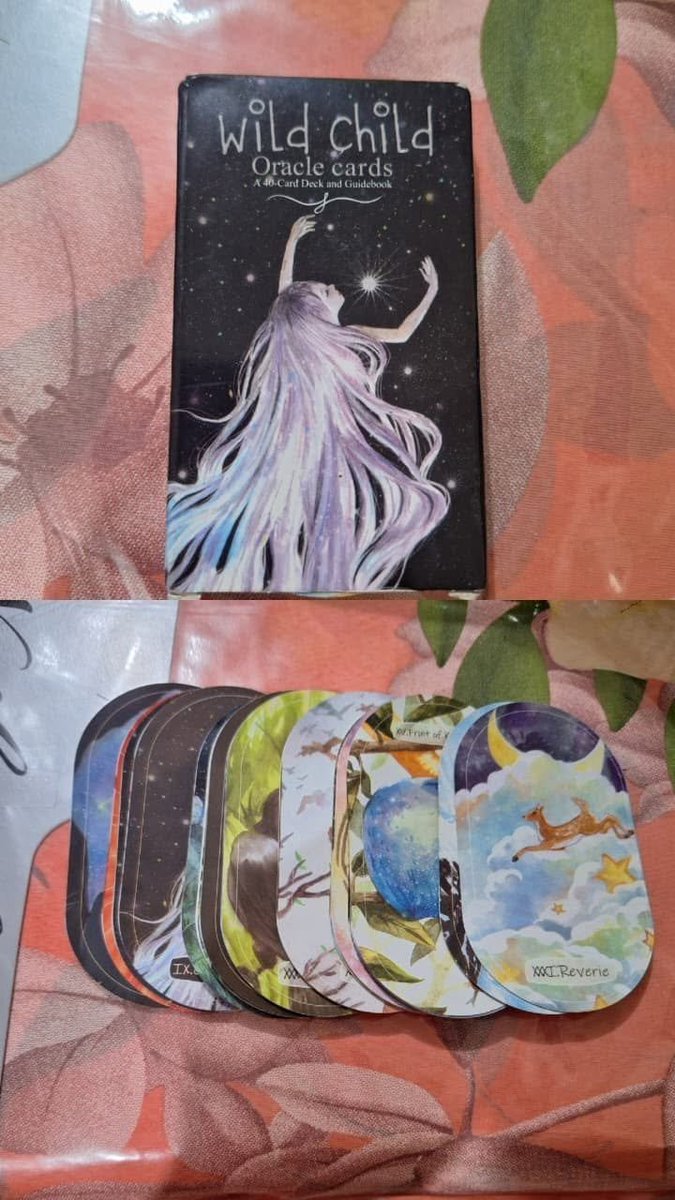 MakuraKiddo's tweet photo. WTS preloved tarot dan oracle deck.
- The Oracle of Daydreams and Moonbeams. (Ori, 500k.)
- Of the Year Tarot. (Reprint, 30k.)
- Soul Truth Oracle. (Reprint, 30k.)
- Wild Child Oracle. (Reprint, 30k.)

Pengiriman dari Jakarta Barat. Minat hubungi 085959913455 (WA).

#zonauang https://t.co/HciIT8rOOV