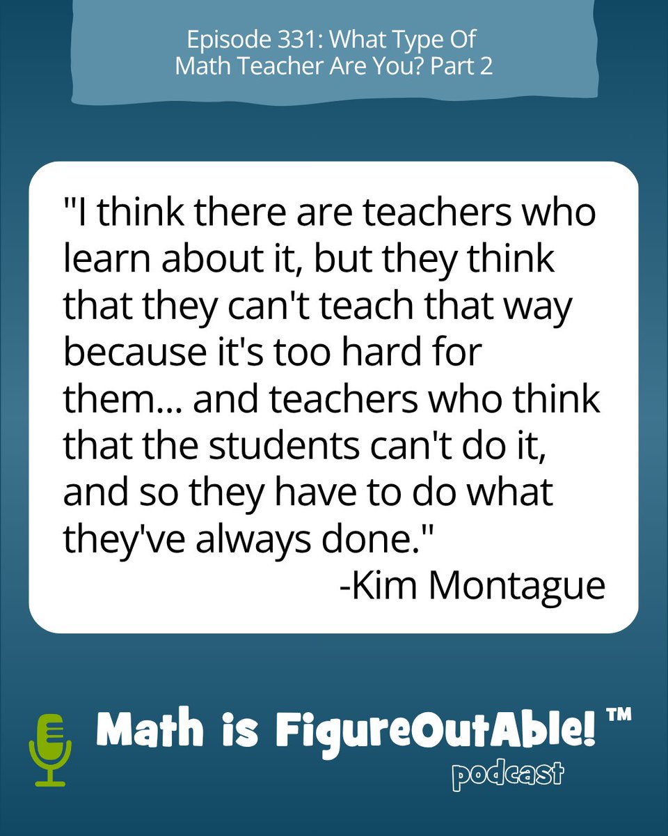 pwharris's tweet photo. Learning new ways to teach can be intimidating. But it's so much better than grinding away with methods that just don't work.

https://t.co/6T8TtgVwNy

#MathIsFigureOutAble #MTBoS #ITeachMath #MathEd https://t.co/nXwljqy95r