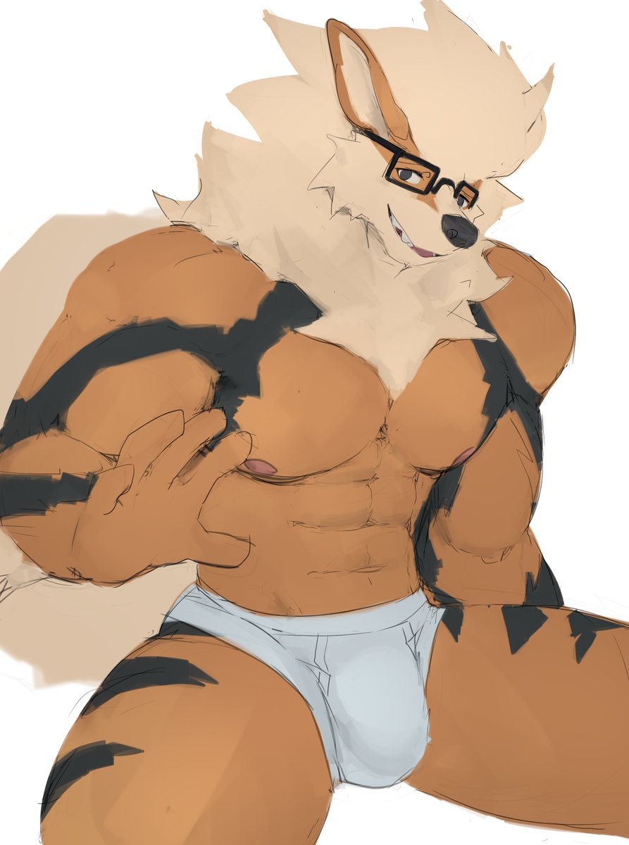 goblinad_'s tweet photo. nerdy arcanine.. https://t.co/JG7nfYeCFj