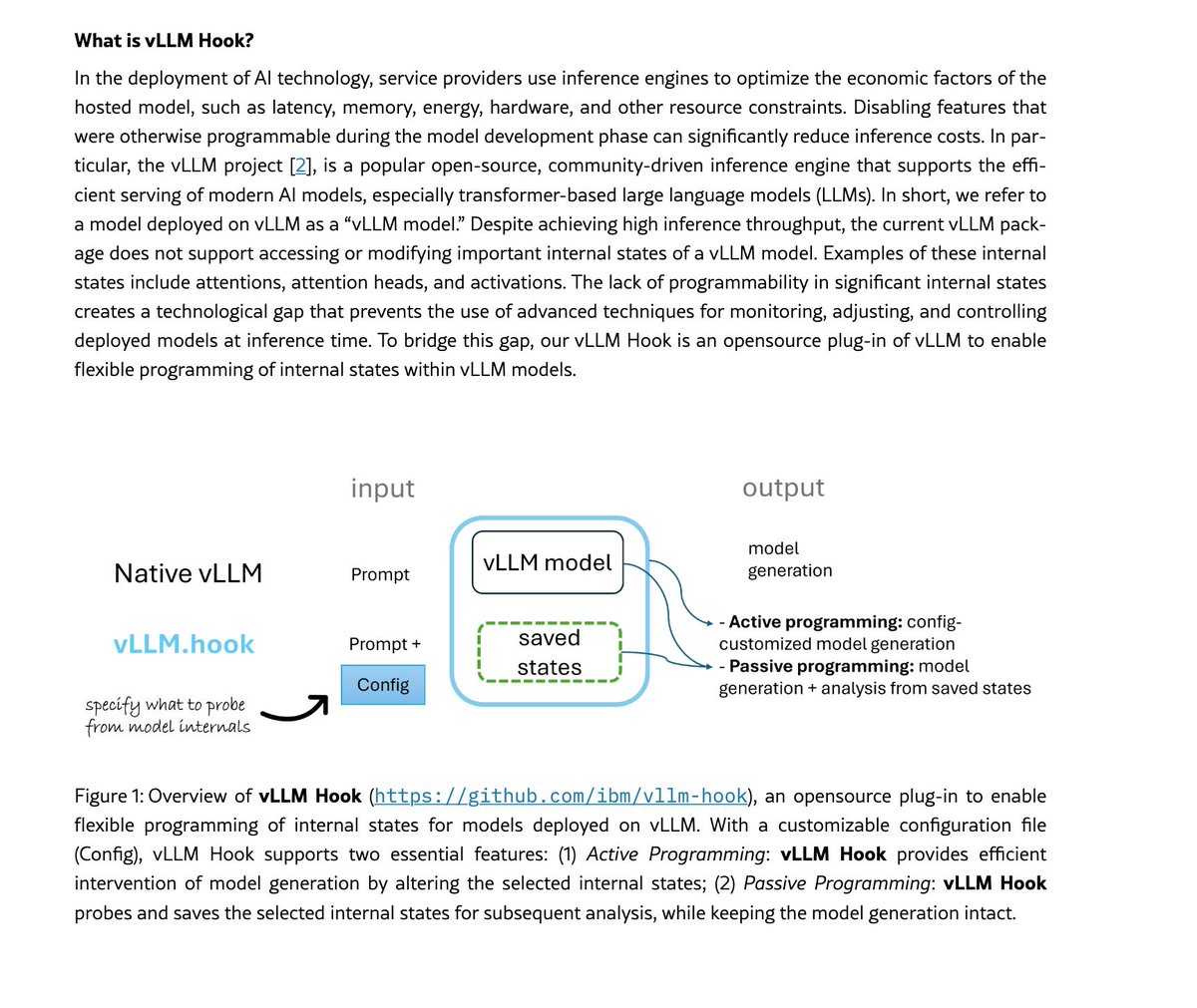 gp_pulipaka's tweet photo. IBM vLLM Hook MIA AI Model Steering Up to 20× Faster! #BigData #Analytics #AI #MachineLearning #DataScience #IoT #IIoT #Python #RStats #TensorFlow #JavaScript #ReactJS #CloudComputing #Serverless #DataScientist #Linux #Programming #Coding #100DaysofCode 
 https://t.co/jp4DZgtOz0 https://t.co/wa4OUTTXKH
