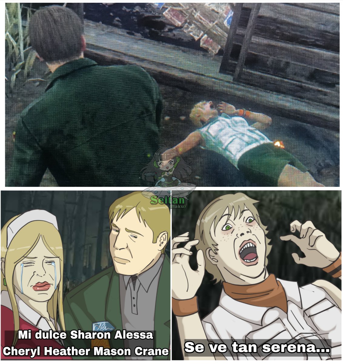 haku_sunderland's tweet photo. Meme de Silent Hill x Dead by Daylight 
#meme #silenthill https://t.co/y6v1sA3sYZ