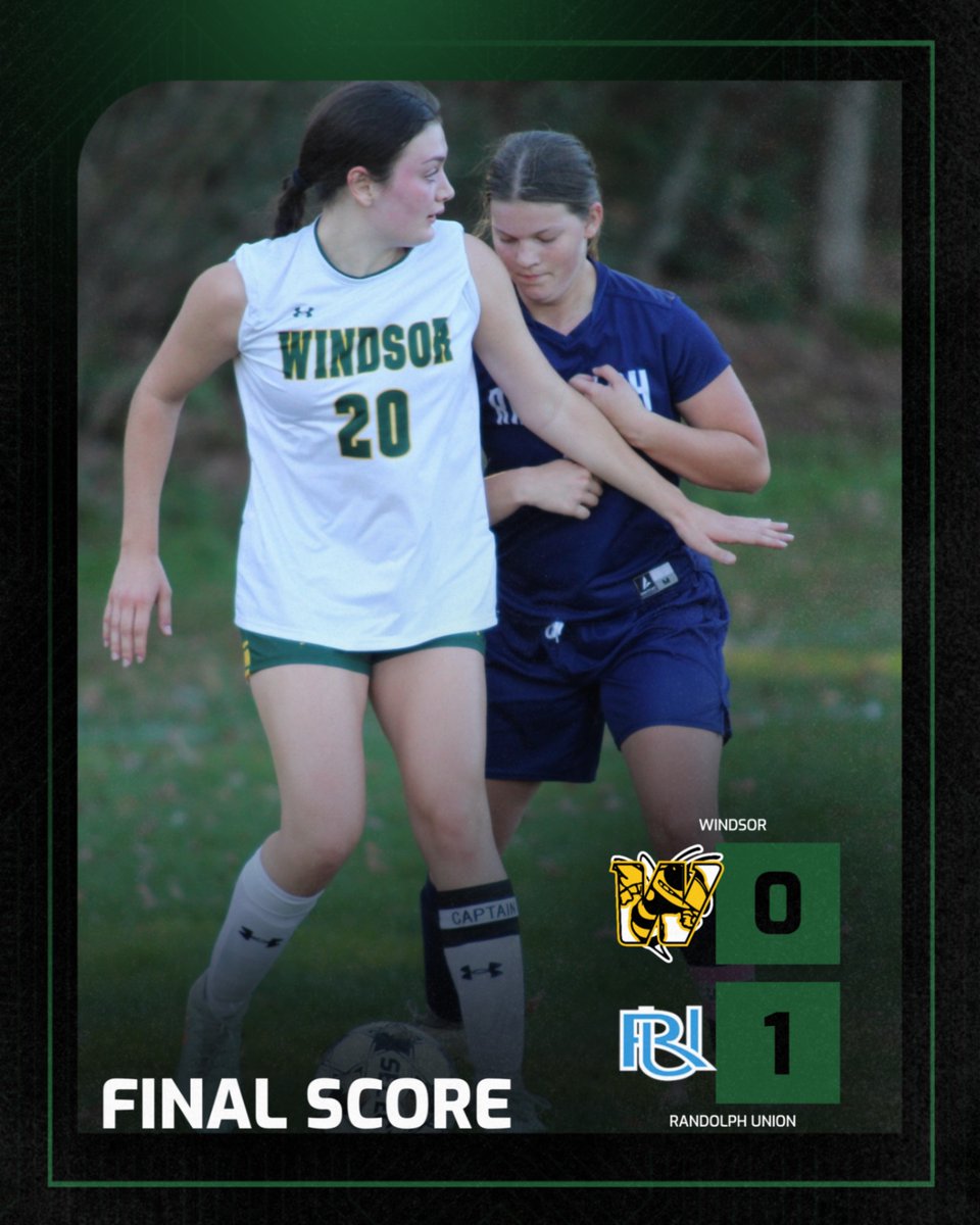 AthleticsWSD's tweet photo. SCORE UPDATE: Varsity Girls Soccer season comes to an end with a gritty 1-0 loss to Randolph. Despite out shooting the Ghosts, the Jacks were unable to put one in the net. Windsor finishes the season 7-8 and lose three to graduation. https://t.co/haJWrTpeNY