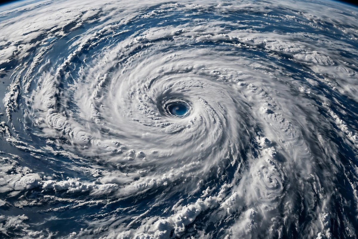 mushahidaa's tweet photo. Super Typhoon Champi is now the strongest storm on Earth in 2026 — 296 km/h winds, after brushing past Guam. Taiwan is bracing as it tracks closer. Stay safe out there. #TyphoonChampi #Taiwan https://t.co/FKJ0cZKkNn