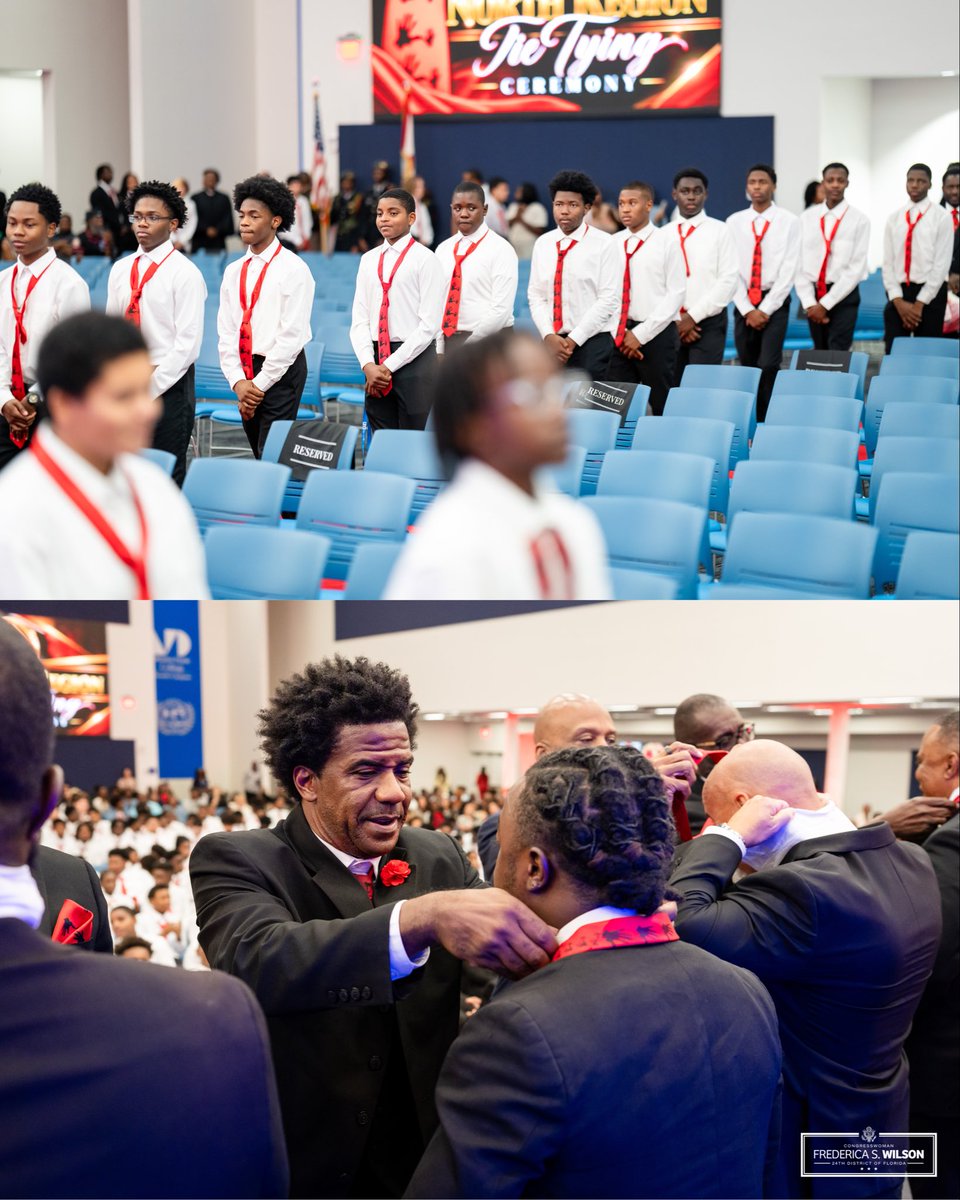 RepWilson's tweet photo. Our children deserve every opportunity to succeed. I’m proud to join the Department of Justice in presenting over $1 million to the 5000 Role Models of Excellence Project.

As its founder, I know this investment means more mentorship, more opportunities, and brighter futures for boys across South Florida. Thank you to the leaders across Miami-Dade whose partnership and commitment help our boys thrive.