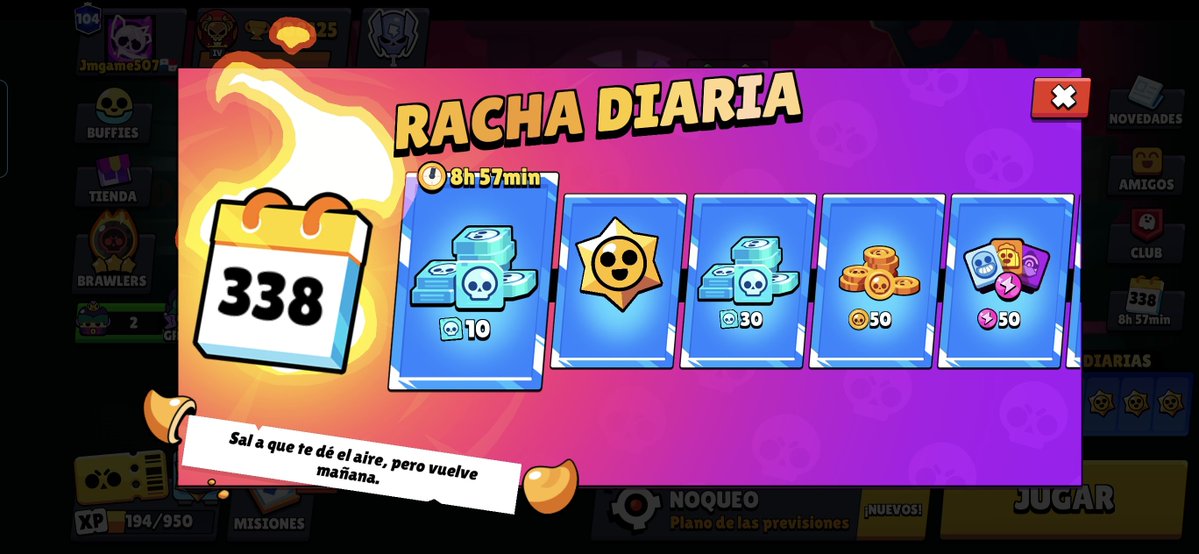 Jmgame507's tweet photo. Opinan qué esto es ser muy vicioso??. Supercell tiene la culpa #BrawlStars #HOWEAWARDS2026xDMD #StarAcademy https://t.co/wKR28ihTmo