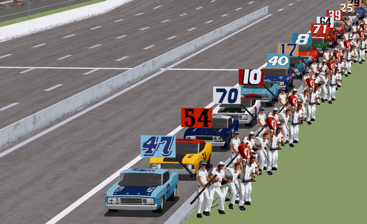GPLapsJake's tweet photo. thats one busy pitlane https://t.co/Cwgrpf4kfS