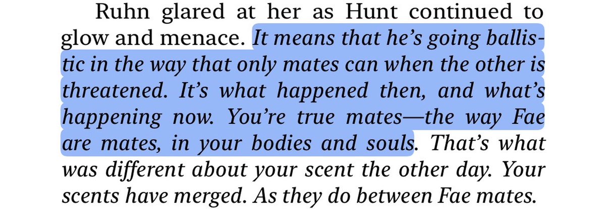 elainsfate's tweet photo. “Elain trembled. Az’s rage roared to the surface, ready to bloody, to protect”

“Azriel’s power erupted, blue light exploding outward to kill and to protect”

“I’m not leaving her alone with you.”

“Az hauled her back behind him.”

ccity explains this: https://t.co/ZzcNHckkDp