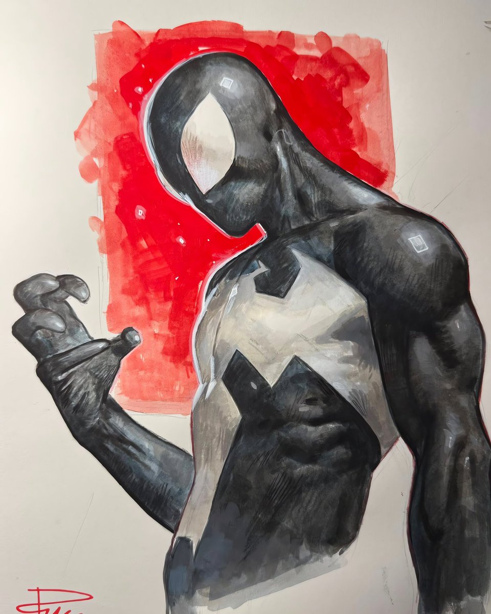 iREUS_SA's tweet photo. Symbiote/Black Spider-Man by Davide Paratore!! https://t.co/yAJuZQHzDp