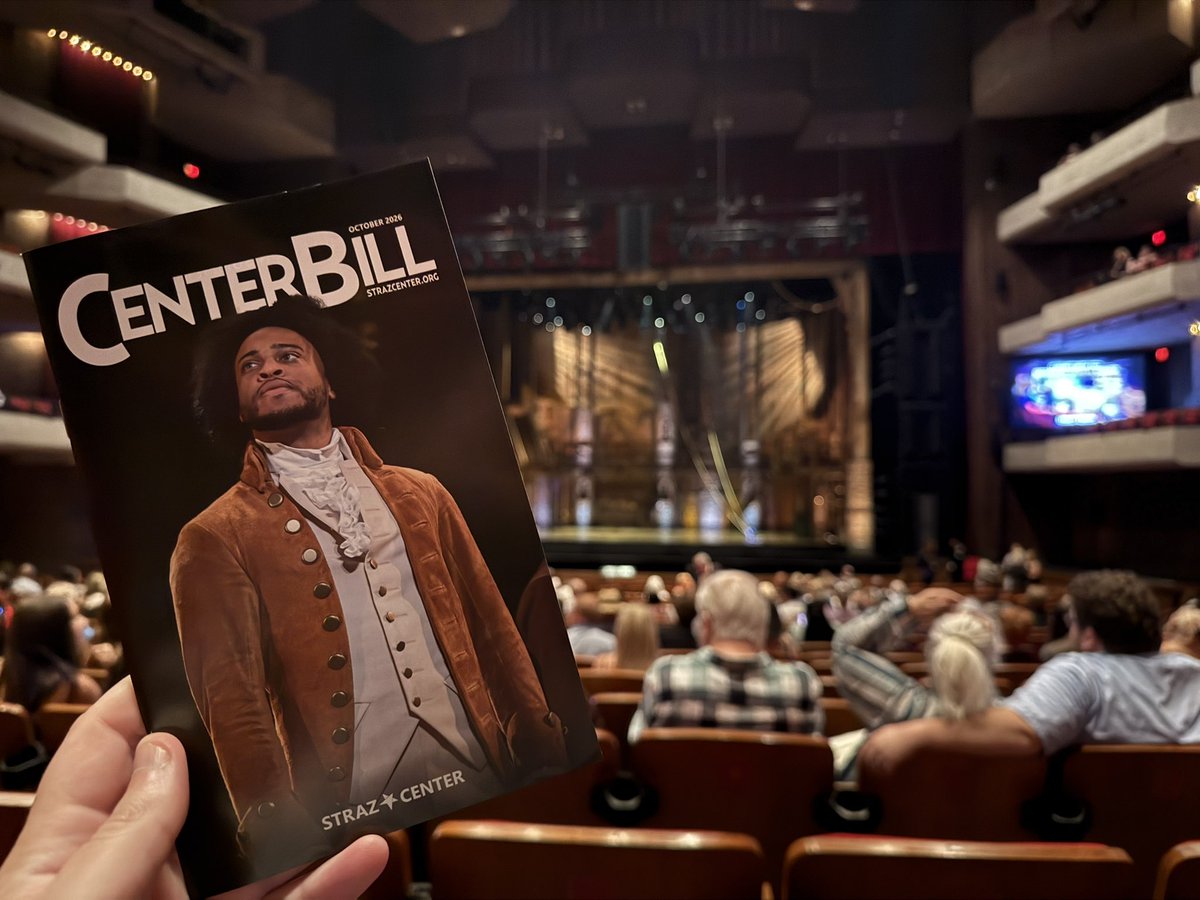 Hey_Muldoon's tweet photo. Time for Hamilton at @StrazCenter https://t.co/f8fl9AOQcl