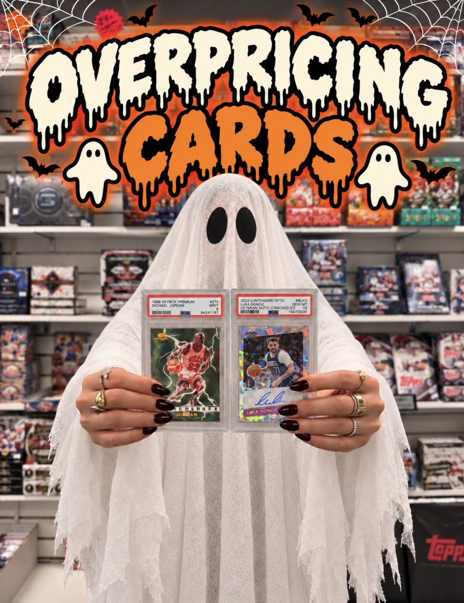 DallasCardShow's tweet photo. A few things we are ghosting this spooky season 👻❌ https://t.co/yfrVHDEx9K