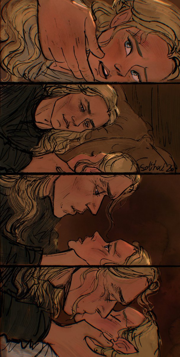 buriedbloom's tweet photo. don't you just hate it when you have sex dreams about your mortal enemy whom you swore to hate until eternity #annatariel #haladriel https://t.co/h131zRLSk0