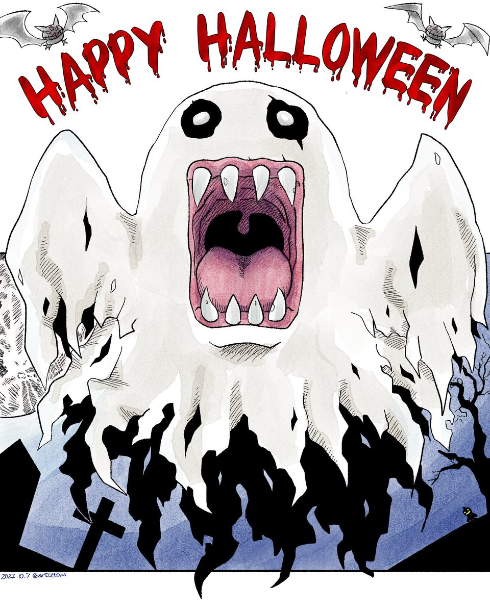artcetona's tweet photo. 「デジモン・ハロウィンスペシャル」
バケモン
#デジモン #Digimon https://t.co/eIyfpp2Ixm