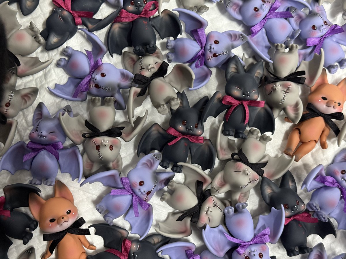 PIPOSDOLL's tweet photo. PIPOS Halloween is all about bats! ๐ฆ๐
#PIPOSDoll #PIPOSHalloween2026 #HalloweenBats #ArtDoll #AnimalBJD https://t.co/HTlITmT5F0