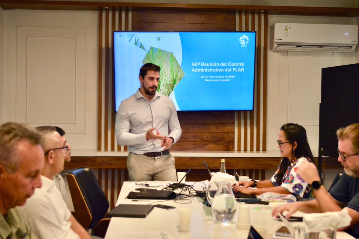 INIAPECUADOR's tweet photo. Culminamos nuestra intervención en la 28ª Reunión del Comité Ejecutivo de HIAAL y la 60ª Reunión del Comité Administrativo del @arrozFLAR en #Guayaquil, espacios que fortalecieron el intercambio de conocimientos y la articulación entre instituciones de Latinoamérica y el Caribe. https://t.co/c5eTqrU2d3