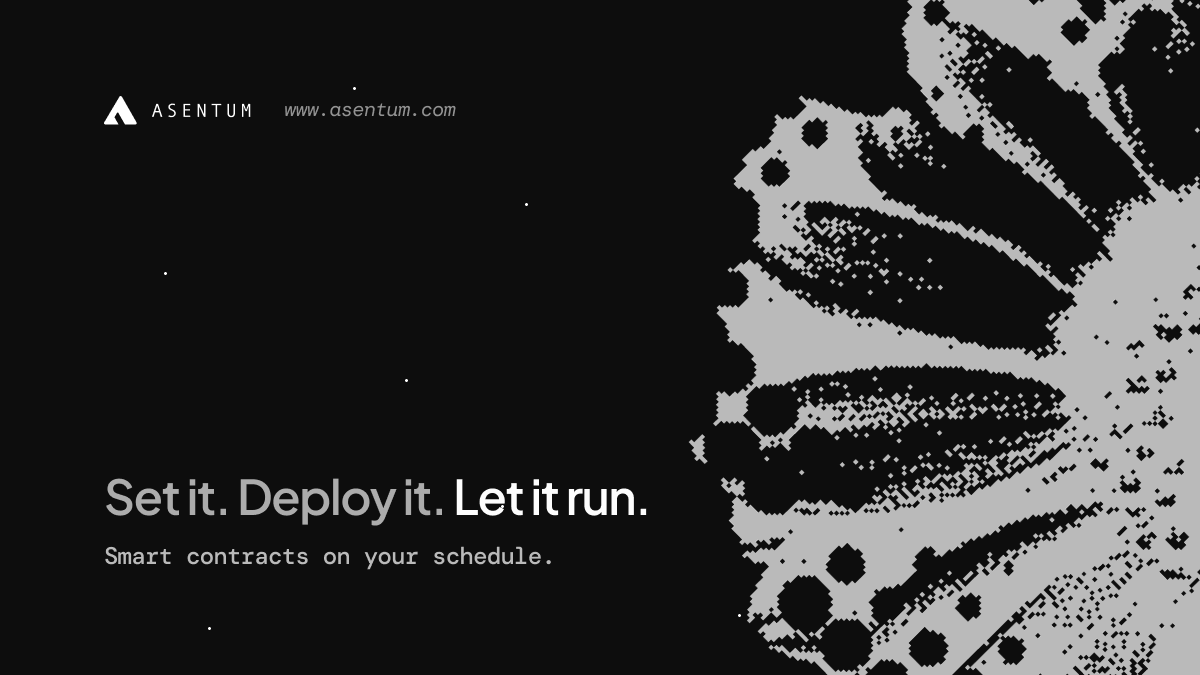 Asentum's tweet photo. Imagine building subscriptions, automated payroll or recurring payments that execute directly on-chain, without relying on external bots 🧠

That's what ARC-21 is designed to make possible on Asentum.

Now imagine what developers can build with it 🔧

https://t.co/7iwaWB3TNK https://t.co/bsYmSZh0mn