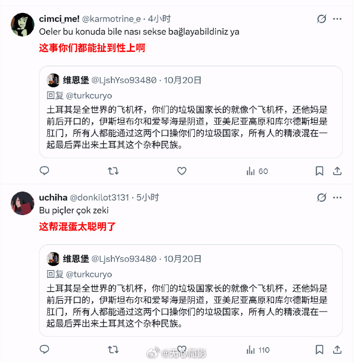 leige88888's tweet photo. 不要招惹中国网友，作为一个来自上古的文明，可以信手拈来在你们任何国家的历史上玩低俗梗，保证让对方自尊心崩塌，切记切记，土耳其网友已经感受到了 https://t.co/qsDdai0ME8