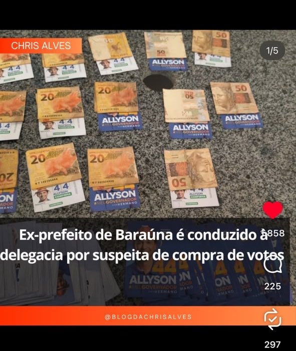 rafaelprea's tweet photo. Durante a campanha Allyson e seu grupo cometeram todo tipo de crime eleitoral. O prefake ladrão da saúde tá vendendo a alma pra chegar ao poder. Avalie o que ele pode causar de estrago governando, é só lembra das propinas que recebeu desviando da saúde 

Dia 25 é Cadu 1️⃣3️⃣ https://t.co/FzI18aPcCJ