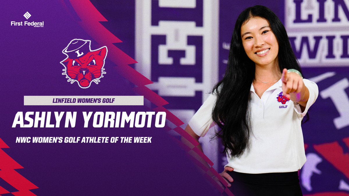 linfieldsports's tweet photo. Athlete of the Week ⛳️

Ashlyn Yorimoto earns @NorthwestConf Women's Golf Athlete of the Week after posting a career-low 74!

📰READ: https://t.co/ofSOc8PQ7J

#RollCats | #D3golf | #NWCgolf https://t.co/wvFkK0u768