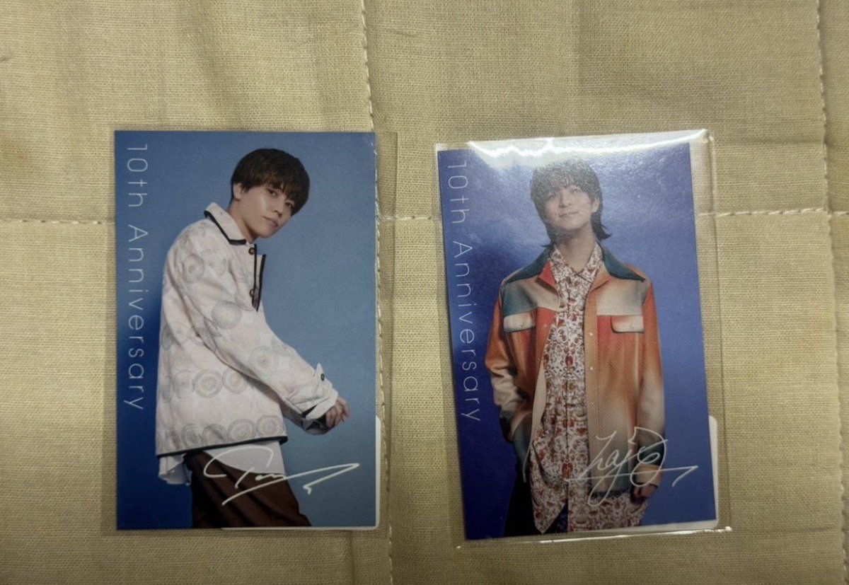 ippei11_1's tweet photo. Da-iCEのオンラインくじ交換
ホールツアー10/22愛知にて

Anniversaryカード
譲:颯くん、徹くん
求:想太くん

過去グッズで難しいと思いますが
よろしくお願いいたします🙇‍♂️
#Da_iCE
#Da_iCEグッズ交換 https://t.co/fvGpCgX41d
