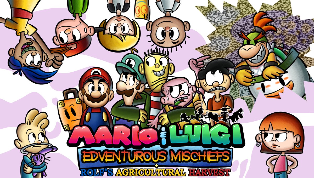 mariotwtconfess's tweet photo. "Mario and Luigi Crossover concepts like these that are so 'very' out there, it makes Paper Jam a generic boring crossover." https://t.co/0OCqDAxoz4