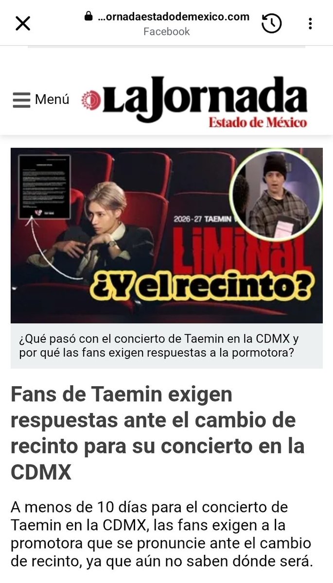 maiiese_'s tweet photo. Prensa mexicana ya está enterada de las cochinadas de @ZepedaBros @Tixr_

#NeedAnswersNow_Liminal_CDMX
#RespectTAEmates
#Claridad_Liminal_TAEMIN_CDMX
#LalnformaciónEsUnDerecho
@AtencionProfeco
@Profeco https://t.co/P8hoRxbnW9