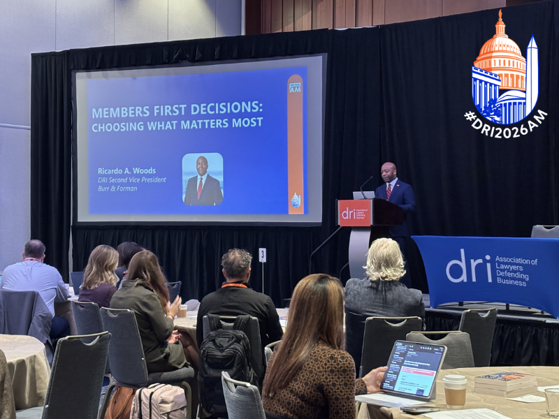 DRICommunity's tweet photo. Wrapping up an amazing few days of education, conversation, and camaraderie at the 2026 DRI Leadership Conference in DC. Thanks to all the inspirational speakers, attendees, and staff!  

#DRI2026AM #DRICommunity #DRILawyer #Leadership https://t.co/XCOdu39En2