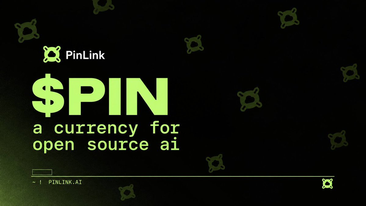 PinLinkAi's tweet photo. PinAI goes live tomorrow.

Run open-source AI models with open access and a more private AI experience.

With PinAI, anyone can deploy and access open-source AI models while paying per use in $PIN, powering a new, open AI economy.

As more models, developers, and users join PinAI, PIN tokens become the common currency for open-source intelligence: powering access, enabling usage, and driving the next wave of decentralized AI.

Infrastructure that makes open-source AI accessible, private, and economically sustainable, while giving $PIN a direct role.