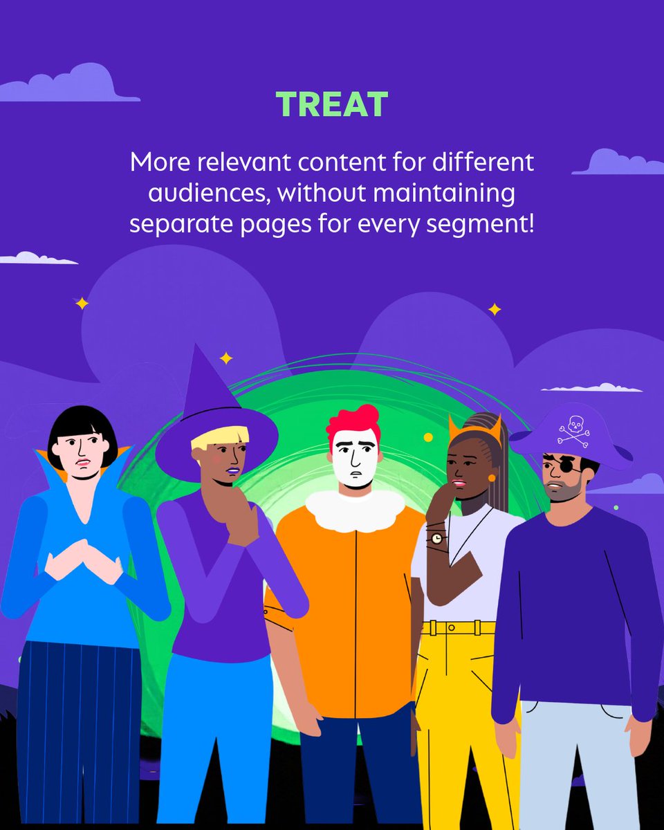 Sitefinity's tweet photo. 🎭 Not everything is quite as it appears behind door #2! 🚪 

What if the same page could greet different visitors a little differently? 👀

There’s a Sitefinity trick for that… and a sweet treat on the other side. 🍬

Swipe to reveal both 👉 https://t.co/Ltt6kLqQ0X https://t.co/VSorJG3aZf