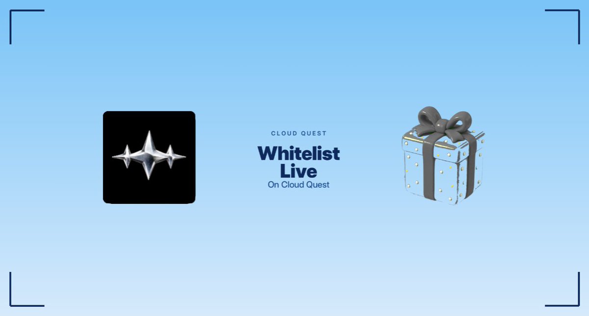 CloudquestASIA's tweet photo. @EthArchiveNFT Whitelist is live on Cloud Quest.

150 WL spots available.

Ether Archive is a collection of 4,088 unique skies inspired by the traces left on Ethereum. Each artwork is a one-of-one fragment of a much larger story — a portrait of a network that remembers. 

- Supply: 4,088 NFTs
- Network: Ethereum
- Mint: TBA
- Mint date: TBA

Complete the quest to enter the whitelist raffle: https://t.co/5bdbWBEpNN