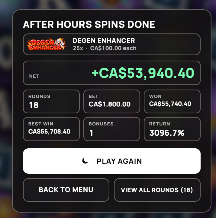SchneckyIRL's tweet photo. 🔥HOLY FUCKING SHIT!

⏳Have you the NEW "AFTER HOURS SPINS" Turbo feature by @AfterHoursSlots!?

✅Fresh Seed, 20 SPIN HIDDEN $54,000!!!

👇Comment below for free tip to try this! https://t.co/h44zMM5lkQ
