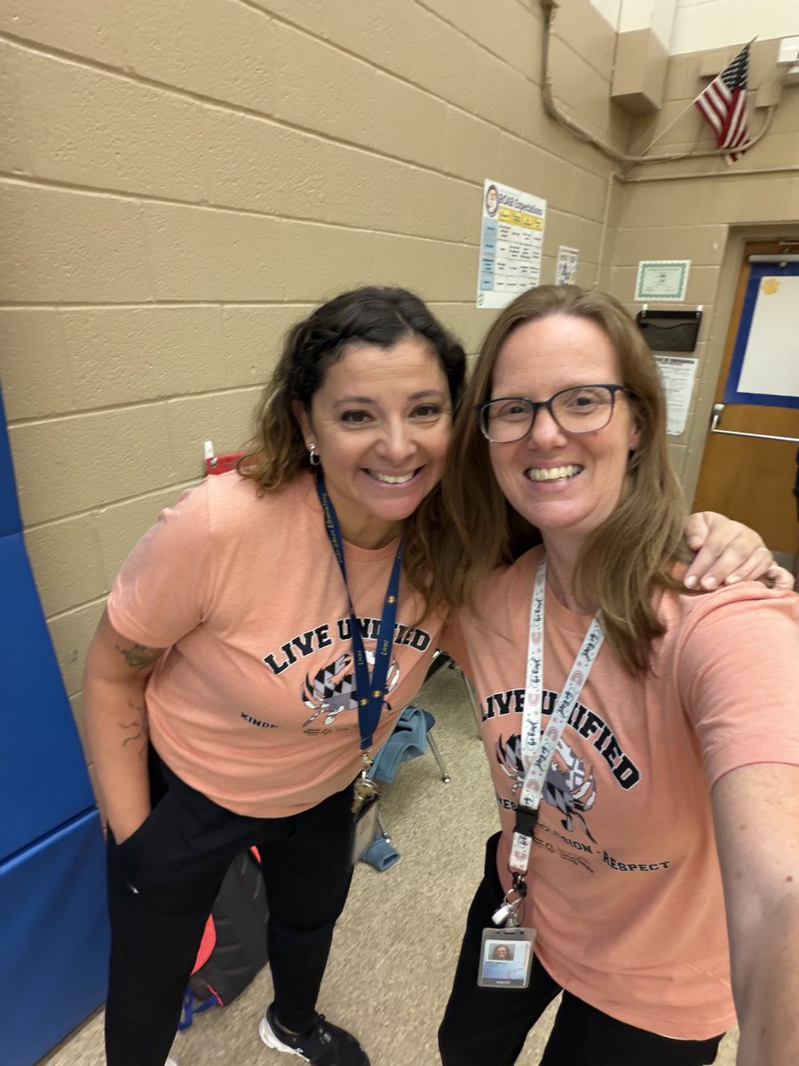 DebMCAPE's tweet photo. Proud to celebrate Unity Day along with  Special Olympics Maryland. The AACPS HPED team and Adapted PE teachers were out in force collaborating with PE teachers to create positive, inclusive learning environments. @SpOlympicsMD #experienceinclusion #UnifiedMD https://t.co/nYce6pwfF4