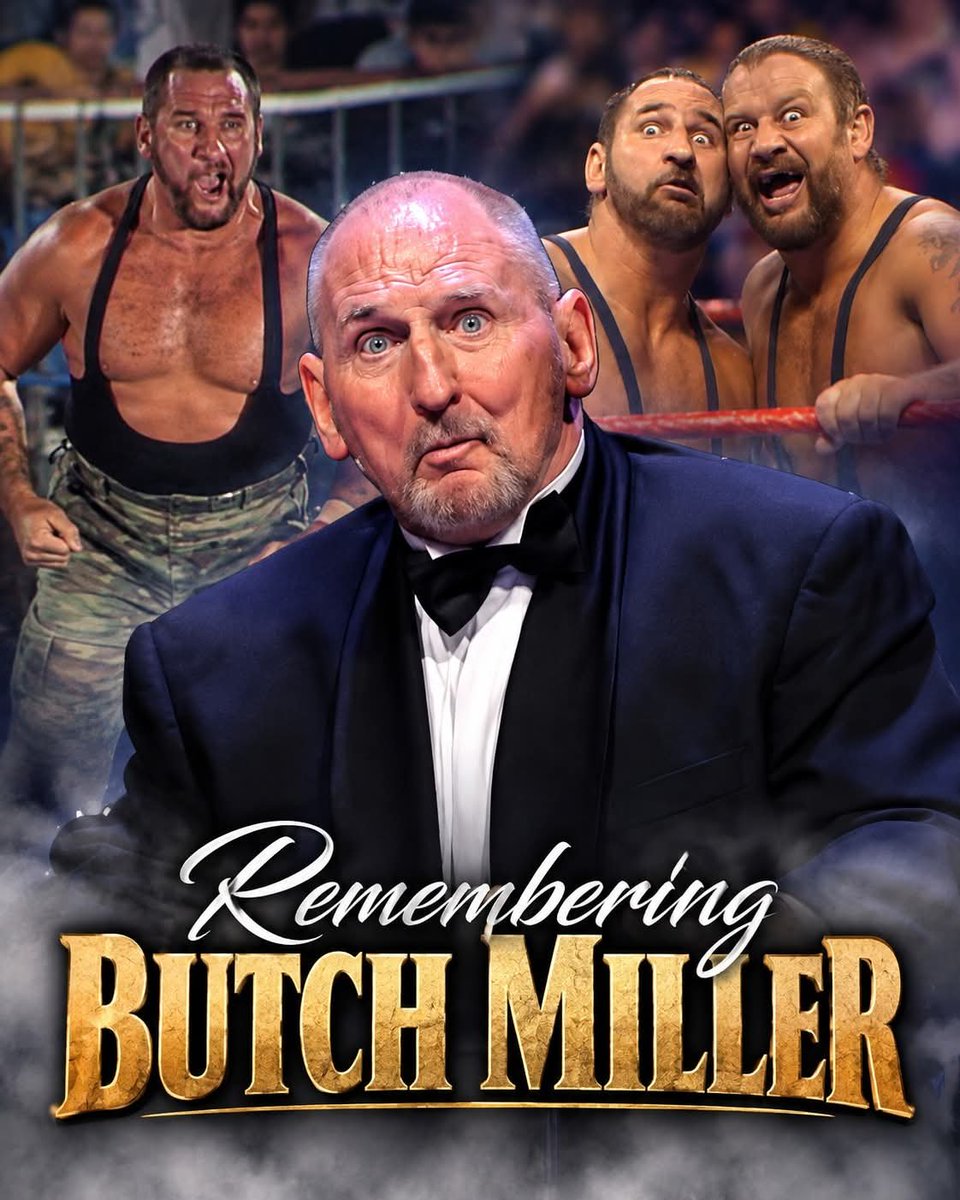 LetsJoin73's tweet photo. Remembering @WWE Hall Of Famer Butch Miller Of The Bushwhackers Today On What Would Have Been His 82nd Birthday. 🙏🕊️🎂🥳🎈🎉

If You Were A Pro Wrestling Fan In The 80s, You Knew The Sheepherders Were One Of The Wildest Tag Teams Anywhere. Whether You Saw Them On TV Or In Brutal Magazine Photos, You Knew Butch Miller And @BushwhackerLuke Were No Strangers To Steel Cages, Barbed Wire, And Pure Chaos. Somehow, In 1988, When The Duo (Now Known As The Bushwhackers) Appeared On #WWF TV, A Switch Had Been Flipped, And Suddenly They Were A Comedic, Entertaining, Maybe Even Family-Friendly Team.

Butch Miller Began His Career In The 60s In New Zealand, And His Team With @BushwhackerLuke Was Known As "The Kiwis" Before They Became The Sheepherders. The Duo Created Memories Around The World, Whether You Remember Them As The Wild Brawlers Or Yhe Fun-Loving Bushwhackers.

Butch Passed Away In 2023, But Not Before The Bushwhackers Took Their Rightful Spot In The @WWE Hall Of Fame In 2015 Where They Were Inducted By Their Former Flag Bearer,@JohnLaurinaitis.