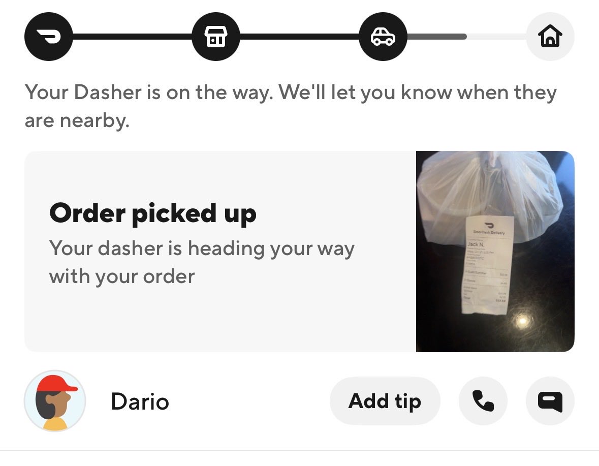 _cloud_kid's tweet photo. you know it’s bad when @DarioAmodei is your DoorDash driver https://t.co/1iIGi9E5yQ