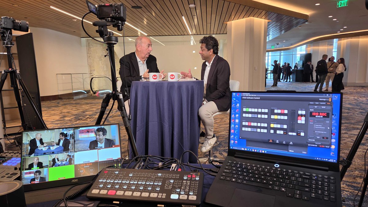 TechstrongGroup's tweet photo. Reporting from Couchbase Catalyst 2026 in Fort Lauderdale, Florida!

The Techstrong TV team is on-site capturing exclusive conversations with technology leaders, including BJ Schaknowski, CEO of @couchbase, on the future of enterprise data infrastructure and AI.

From agentic AI and real-time data to modern application architectures, our interviews explore how organizations are preparing their data infrastructure to support the next generation of intelligent applications.

🎥 Here's a behind-the-scenes look at our interviews from the event. Stay tuned for more exclusive coverage and insights on @TechstrongTV.

#CouchbaseCatalyst #Couchbase #AgenticAI #DataInfrastructure