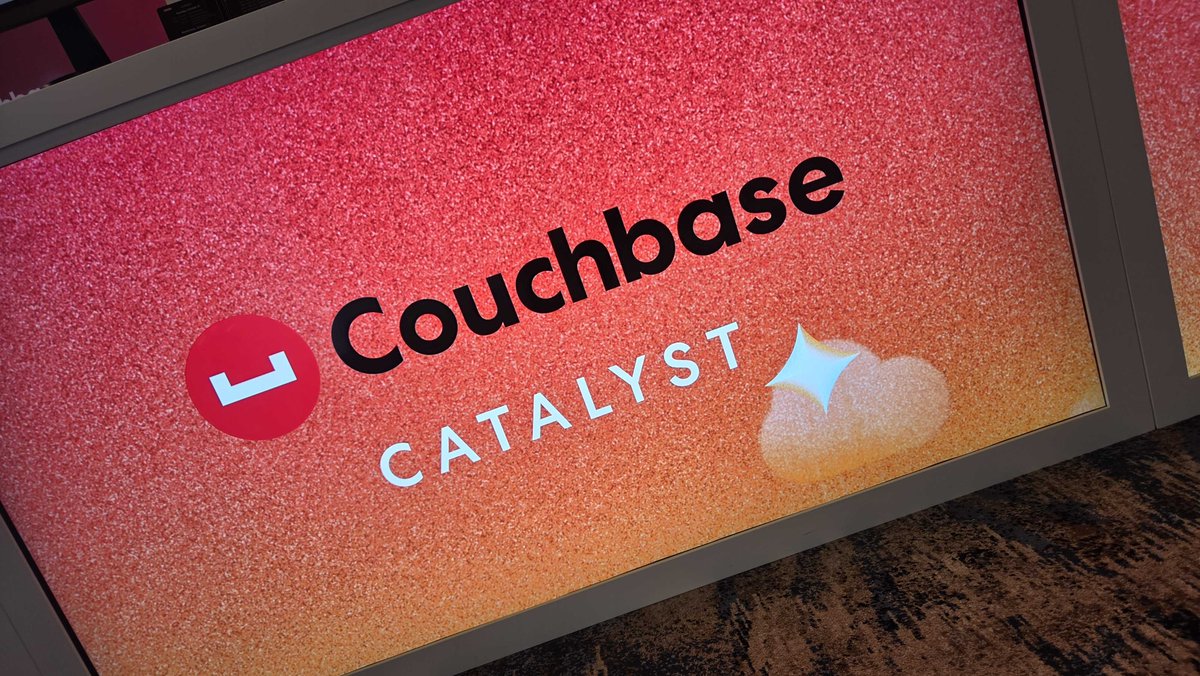 TechstrongGroup's tweet photo. Reporting from Couchbase Catalyst 2026 in Fort Lauderdale, Florida!

The Techstrong TV team is on-site capturing exclusive conversations with technology leaders, including BJ Schaknowski, CEO of @couchbase, on the future of enterprise data infrastructure and AI.

From agentic AI and real-time data to modern application architectures, our interviews explore how organizations are preparing their data infrastructure to support the next generation of intelligent applications.

🎥 Here's a behind-the-scenes look at our interviews from the event. Stay tuned for more exclusive coverage and insights on @TechstrongTV.

#CouchbaseCatalyst #Couchbase #AgenticAI #DataInfrastructure