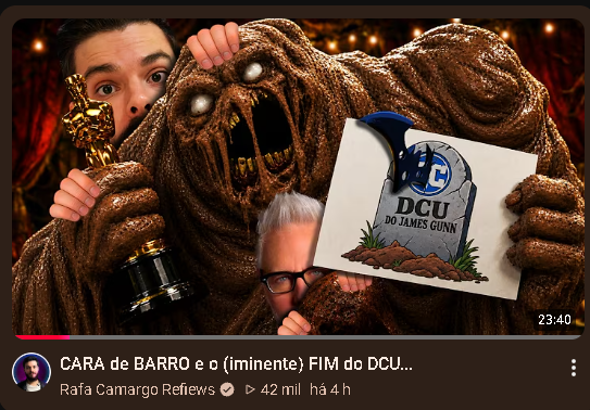 ojosuelight's tweet photo. a palavra chave “Fim do DCU“ deve dar muito view né https://t.co/GkUPLEnMZv