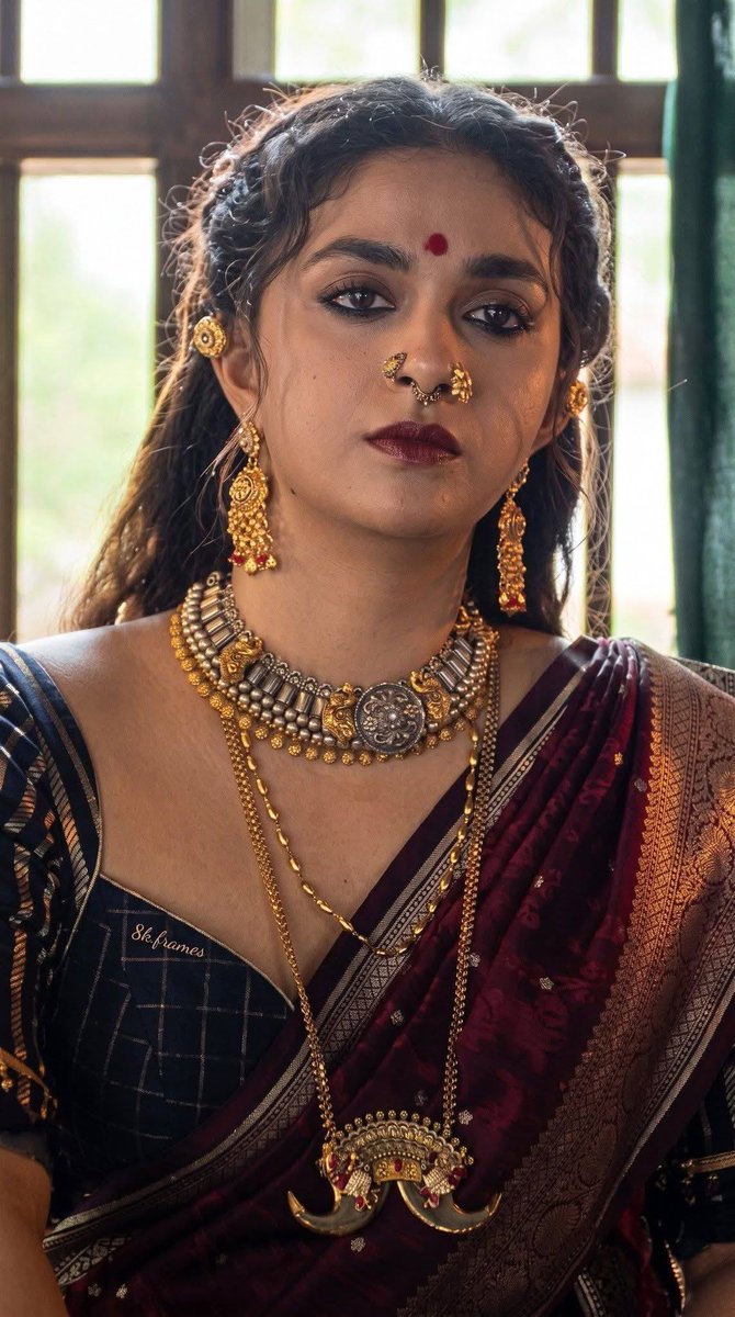 Cinema8Maniac's tweet photo. Keerthy Suresh is completely redefining post-marriage style goals, effortless balancing raw, timeless grace with high glamour and tradition. https://t.co/rBp0NIhc6L
