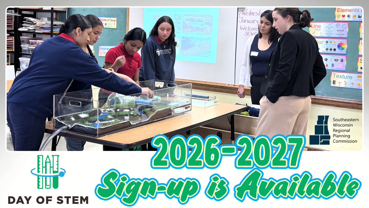 STEMForward's tweet photo. #DayofStem is back with #STEMForward - Learn more and choose an activity from the options below!
MATC Mobile STEM Lab: Grades 4–8
Wisconsin DNR Wildlife Activity: Grades 5-12
SEWRPC Activity: Grades 5-8
Sign up here: https://t.co/27knBPxlCm https://t.co/u7s9NzLsXK