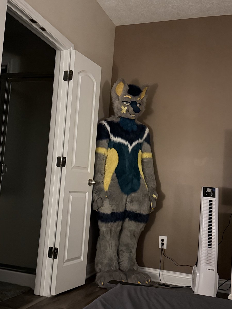 StitchesFox's tweet photo. I usually don’t remember my dreams, but I had a wild one last night that was super wholesome but made kind of think wtf am I doing in my life. Haven’t stopped thinking about that all day ngl. Def not having weird dreams now bc i have this man standing watching me all night tho 😂 https://t.co/jyZkl3xzNE